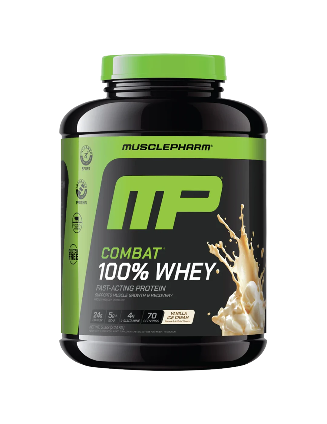 MusclePharm Combat 100% Whey + Free Creatine