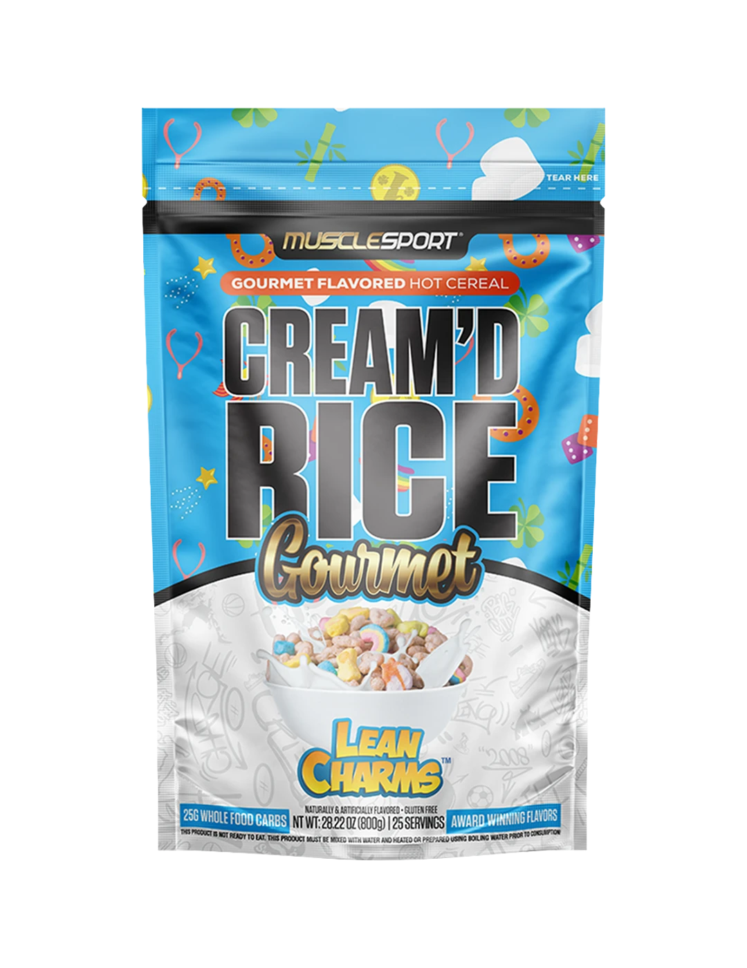 Muscle Sport Cream D Rice 25 Servings Lean Charms | ASN