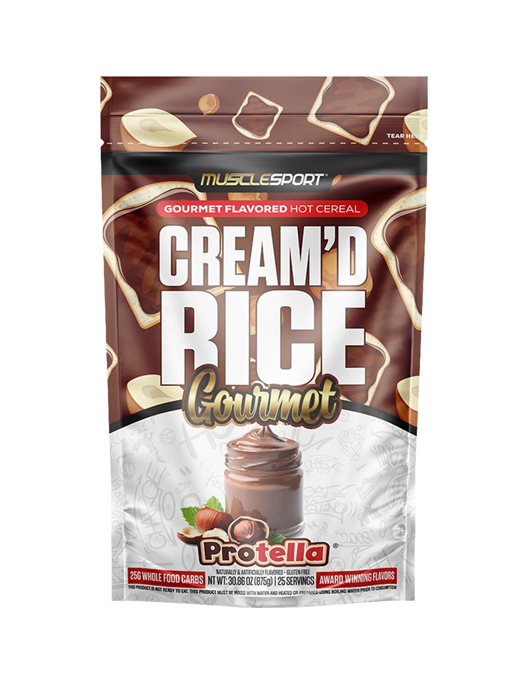 Muscle Sport Cream D Rice 25 Servings Protella | ASN