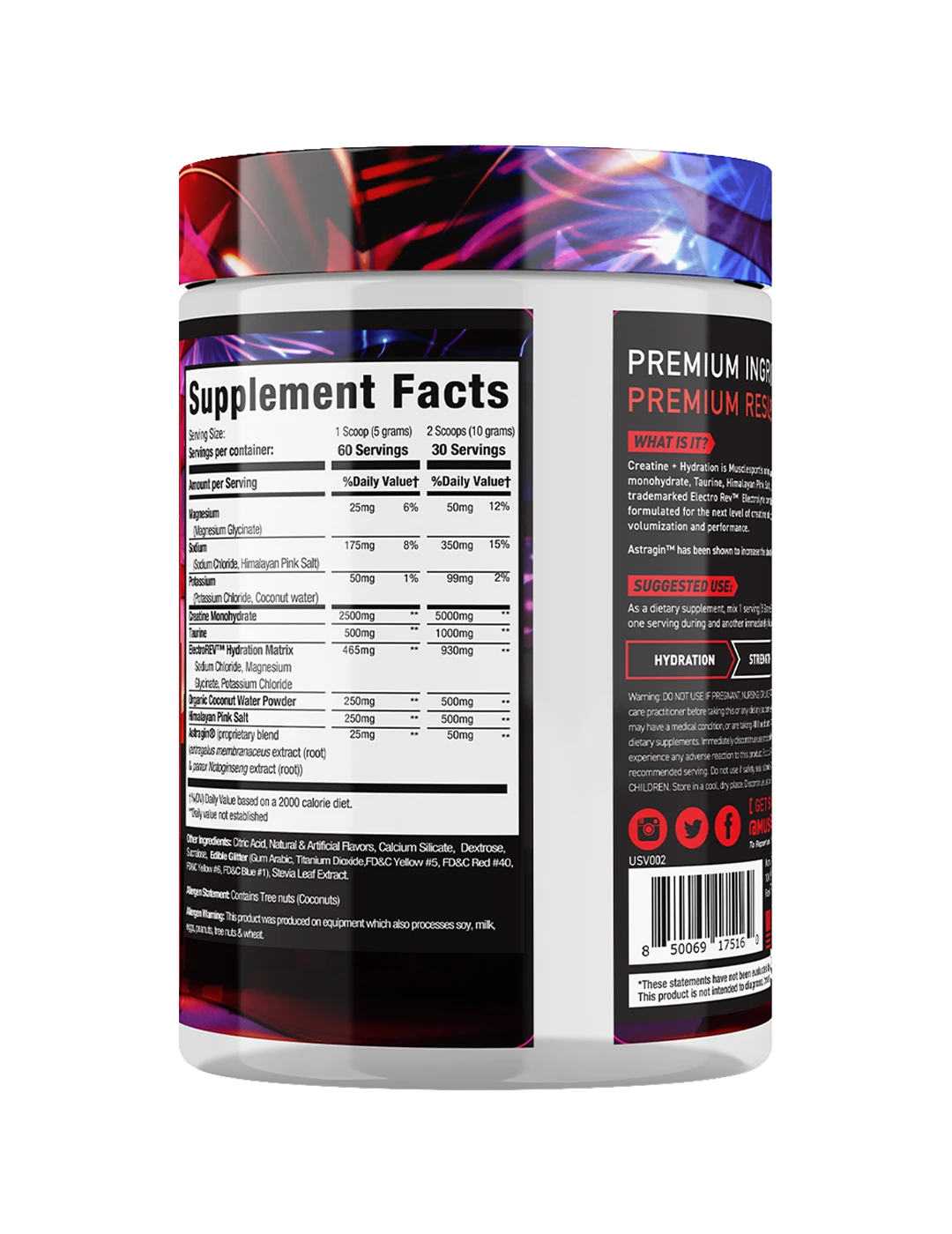 Musclesport Creatine + Hydration