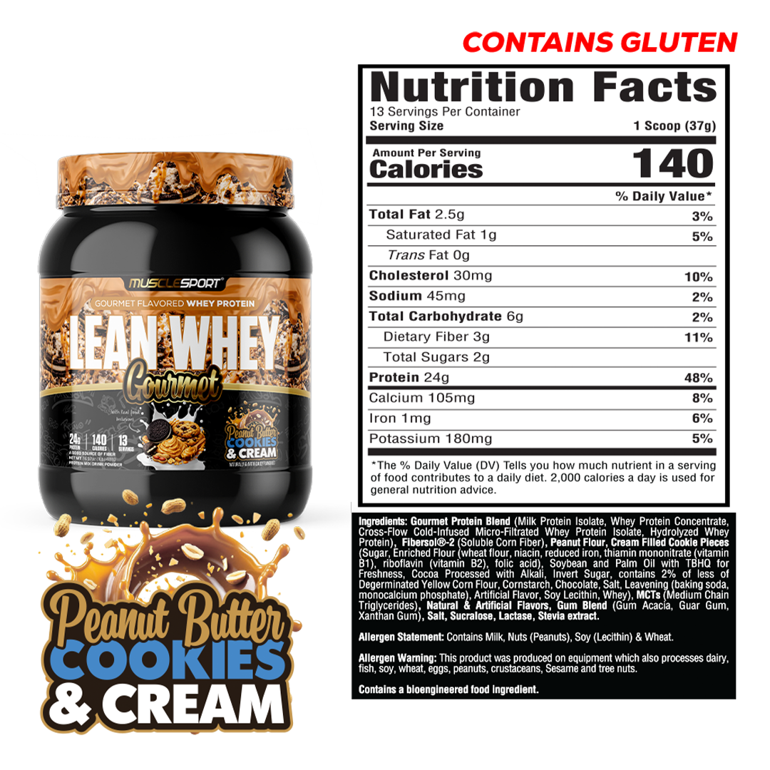 MuscleSport Lean Whey Gourmet
