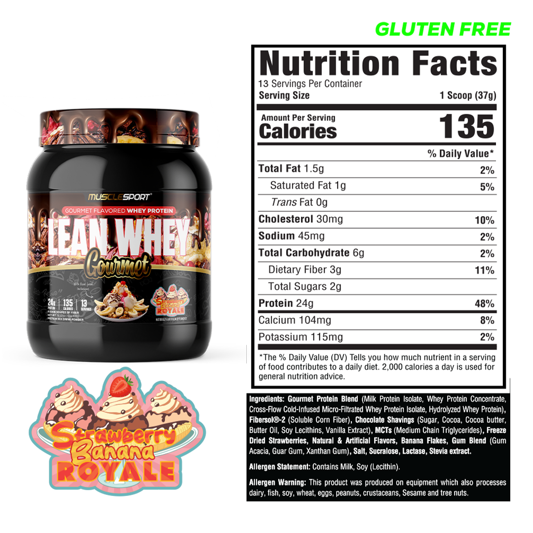 MuscleSport Lean Whey Gourmet