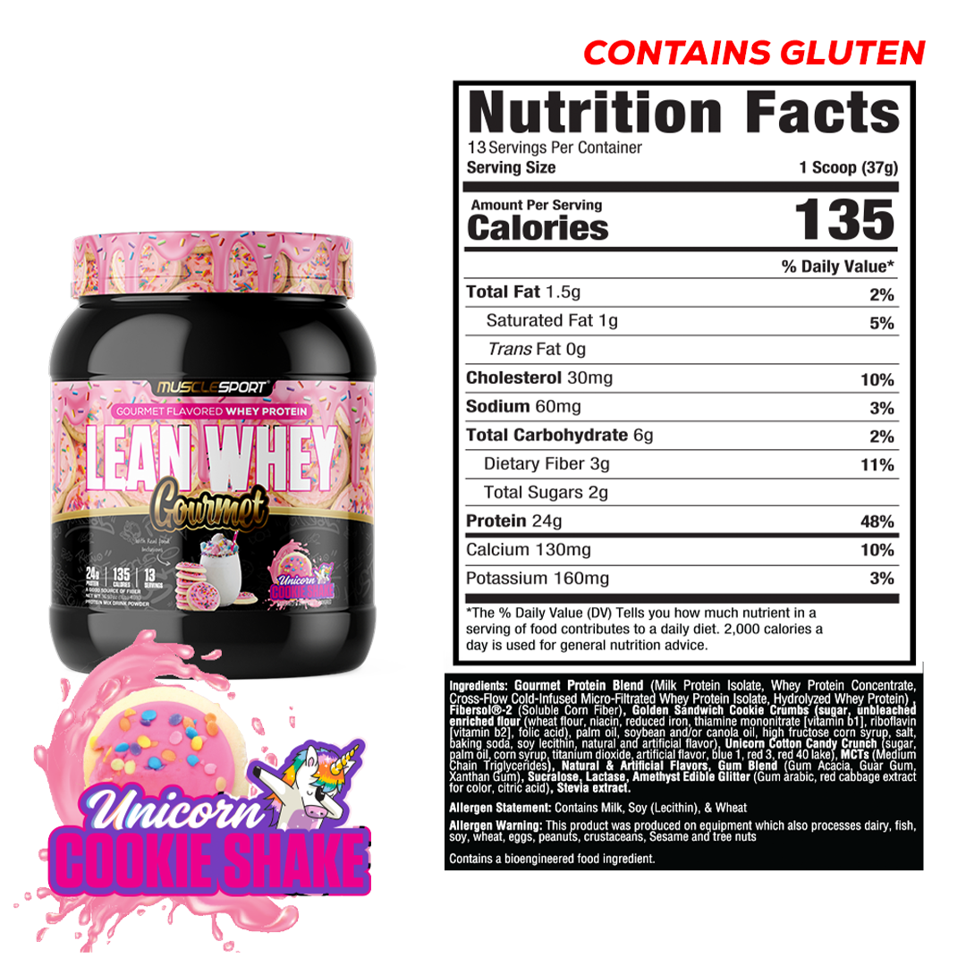 MuscleSport Lean Whey Gourmet