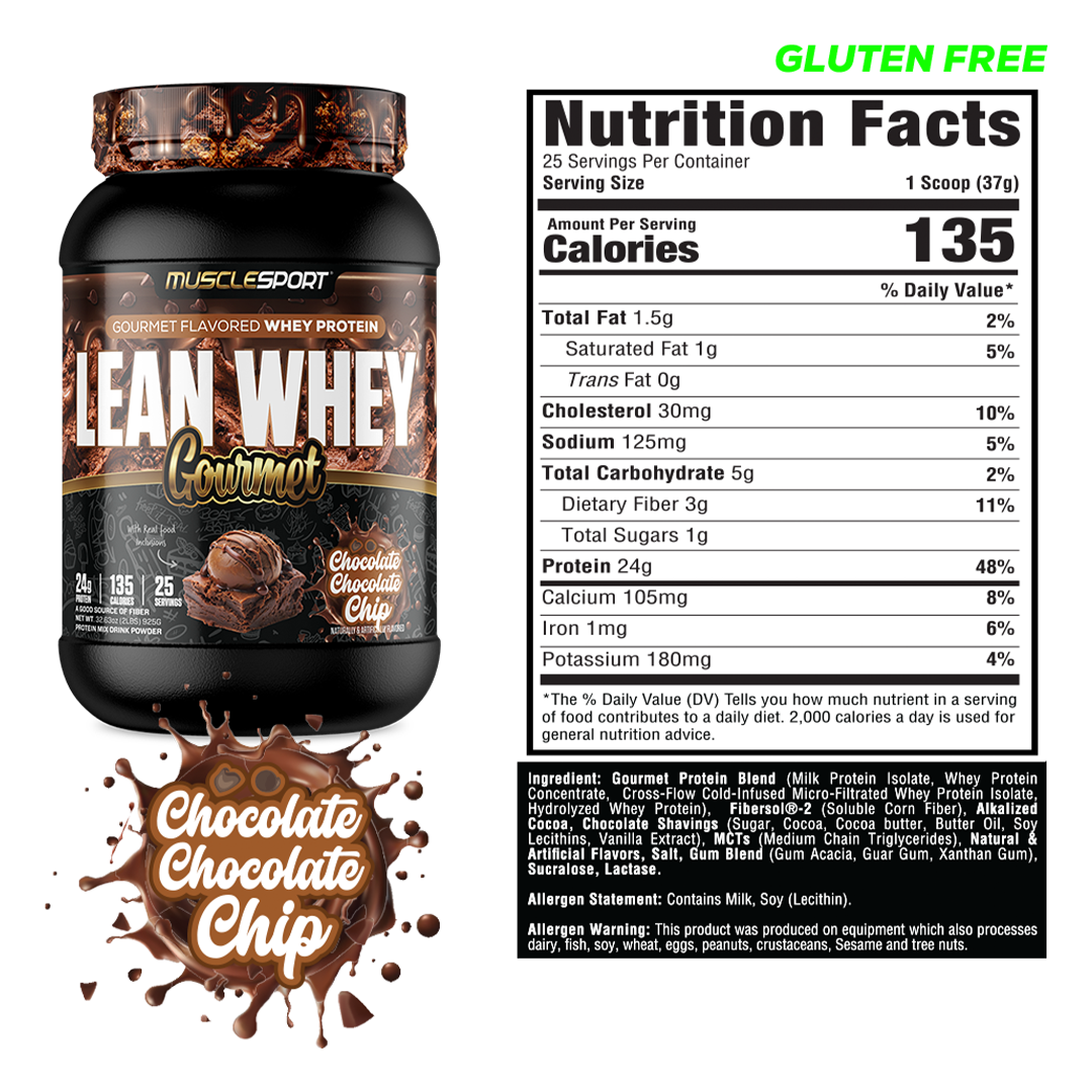 MuscleSport Lean Whey Gourmet
