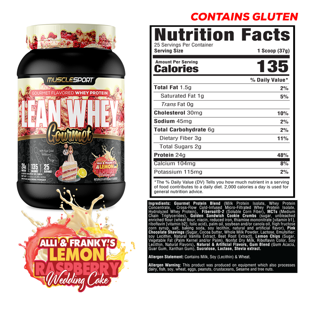 MuscleSport Lean Whey Gourmet
