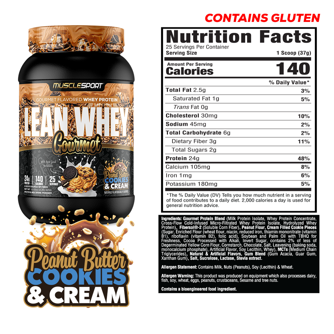 MuscleSport Lean Whey Gourmet