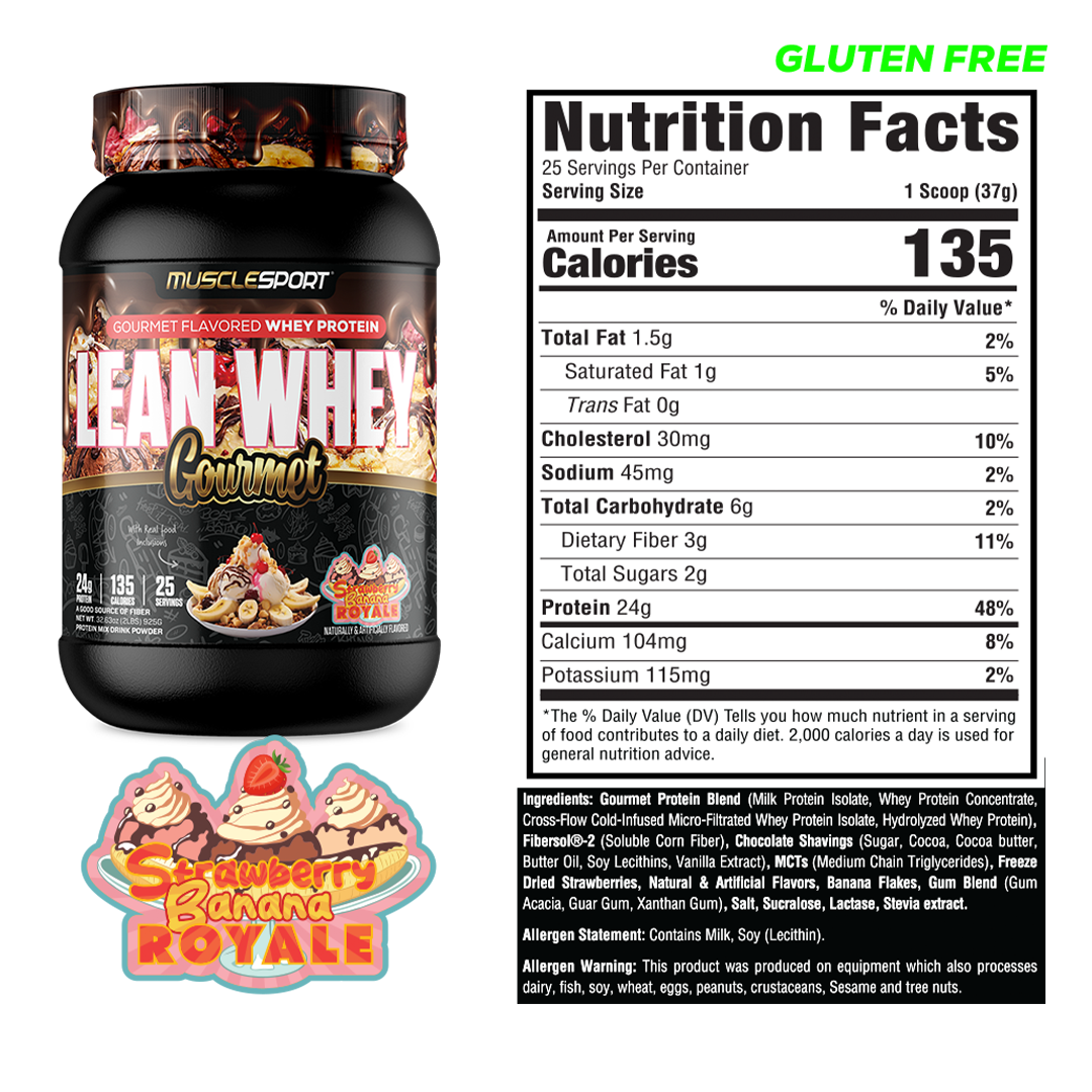 MuscleSport Lean Whey Gourmet