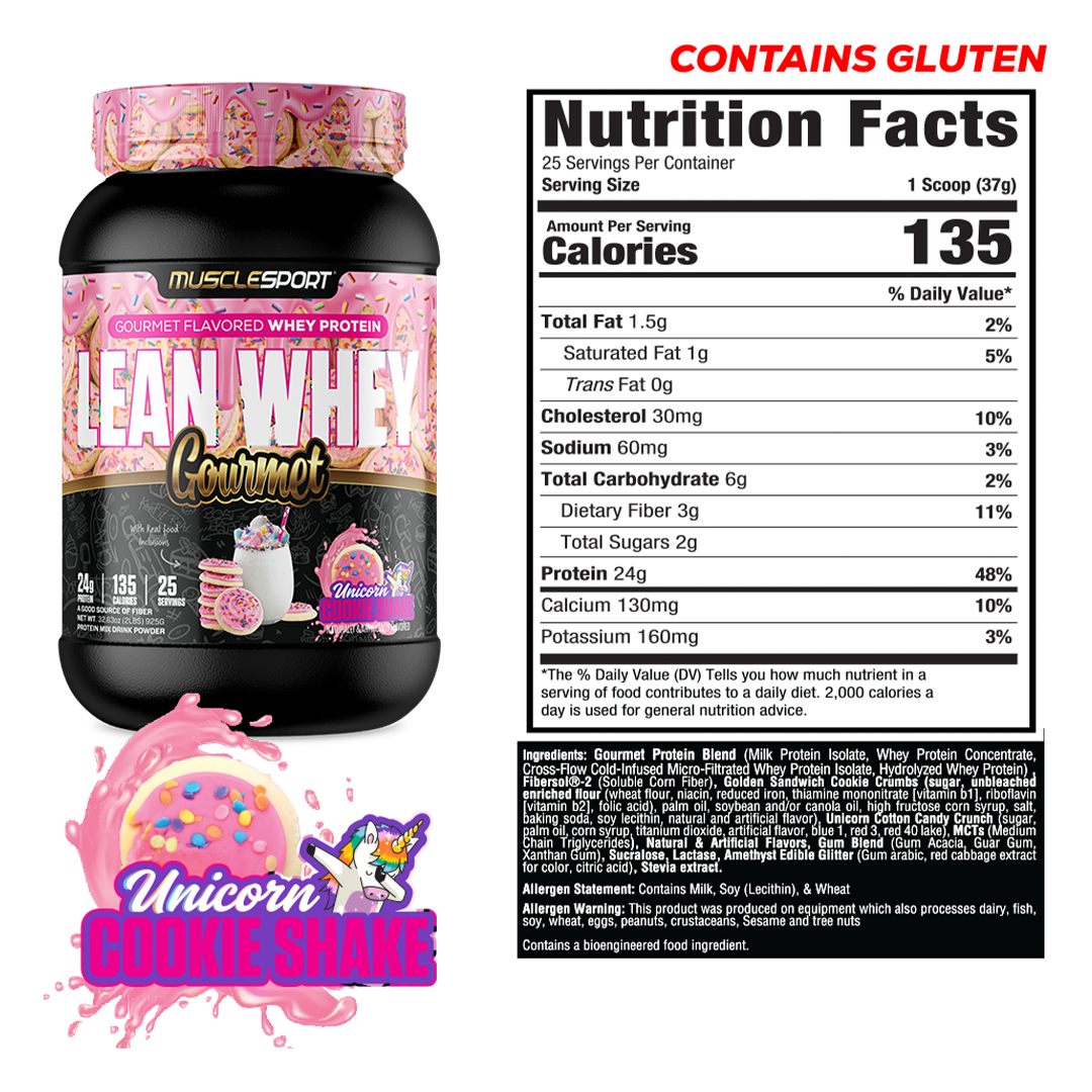 MuscleSport Lean Whey Gourmet