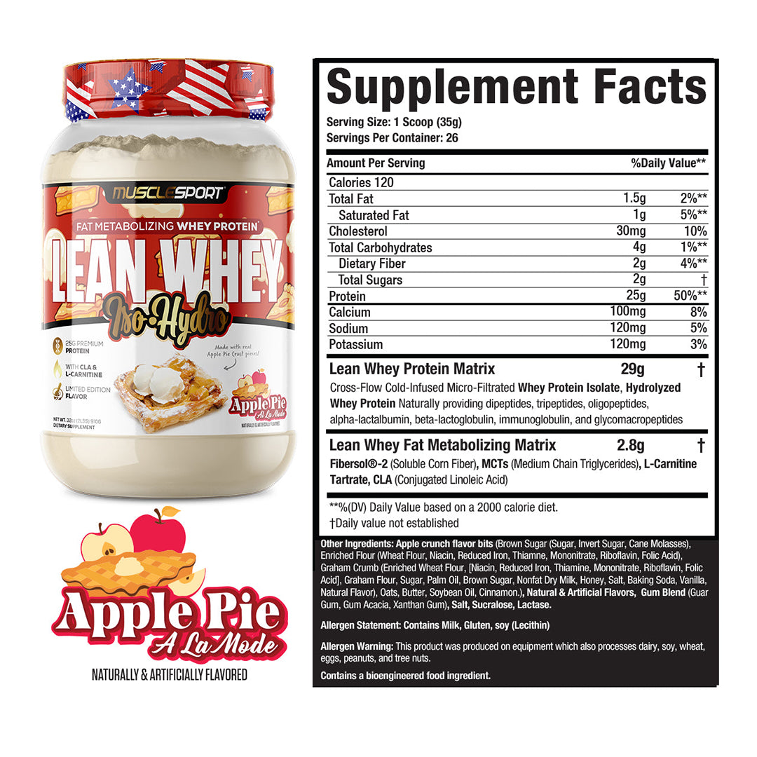 MuscleSport Lean Whey Iso Hydro