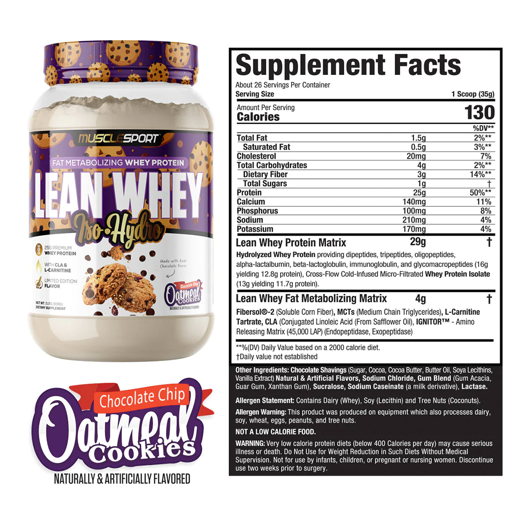 MuscleSport Lean Whey Iso Hydro