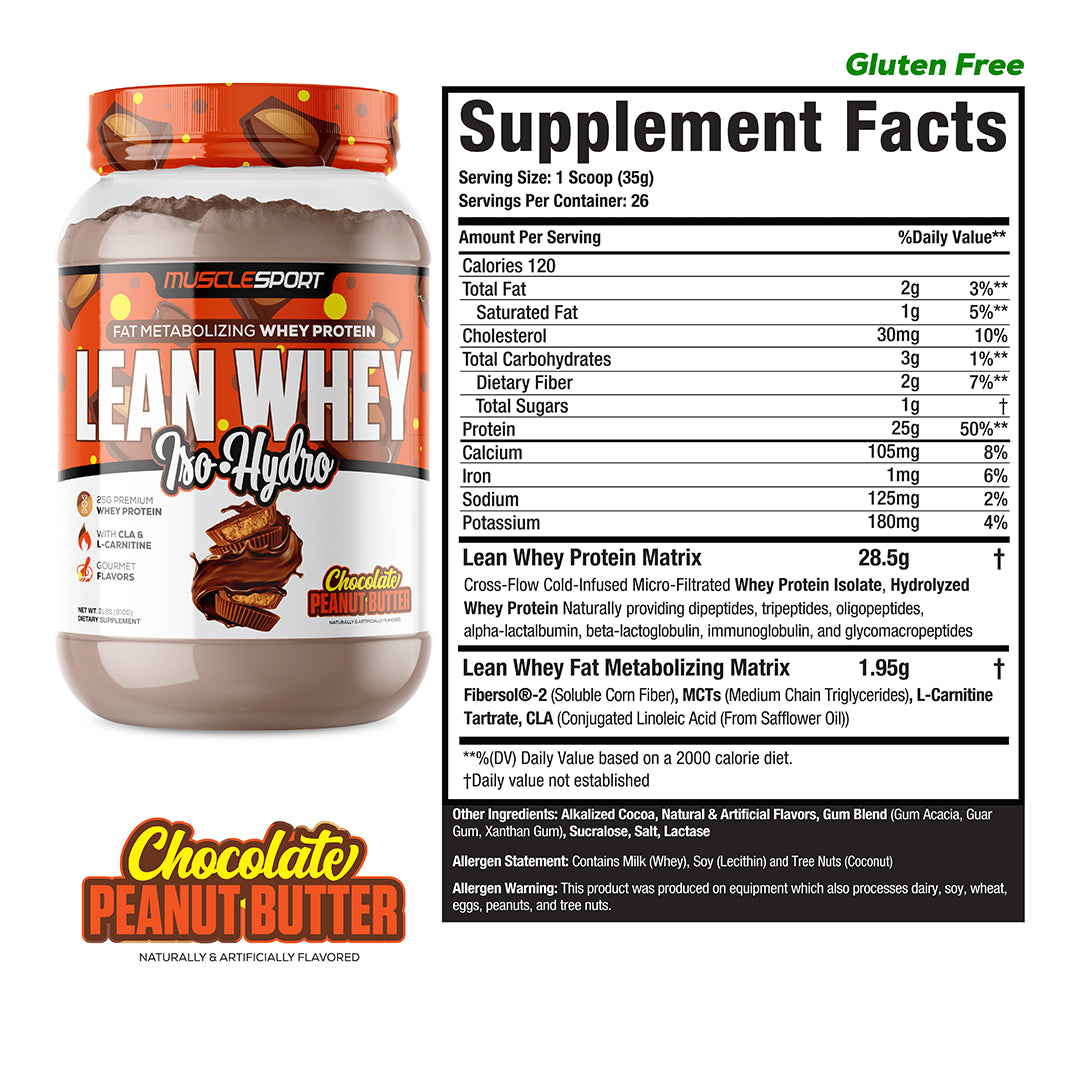 MuscleSport Lean Whey Iso Hydro