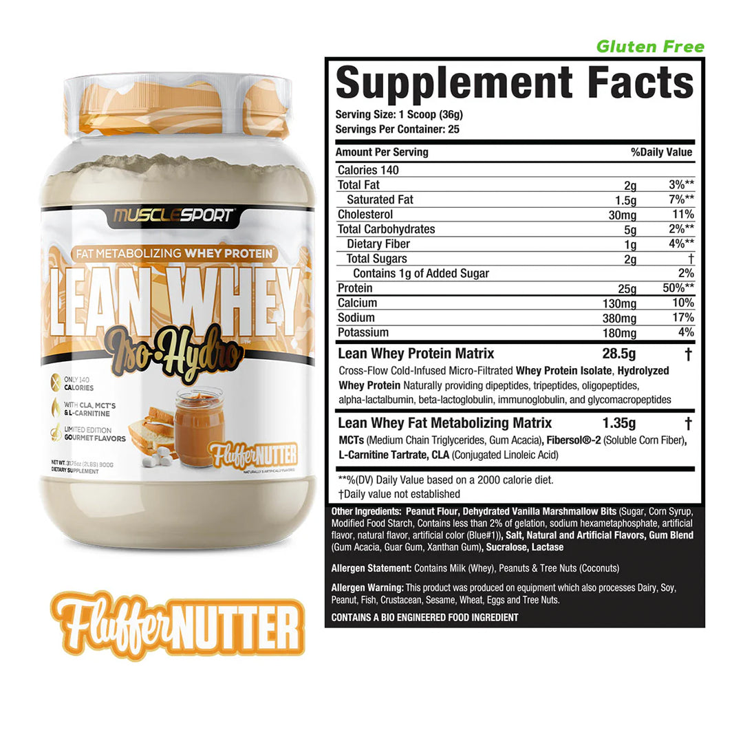 MuscleSport Lean Whey Iso Hydro