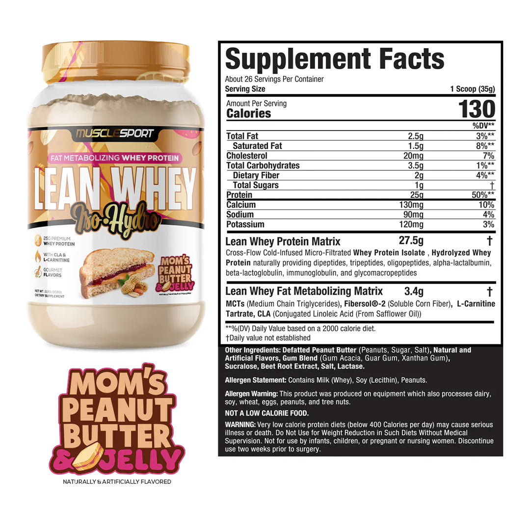 MuscleSport Lean Whey Iso Hydro