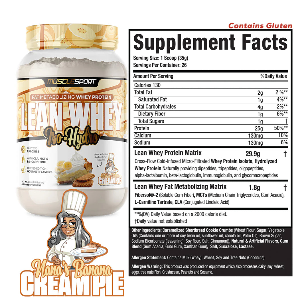 MuscleSport Lean Whey Iso Hydro