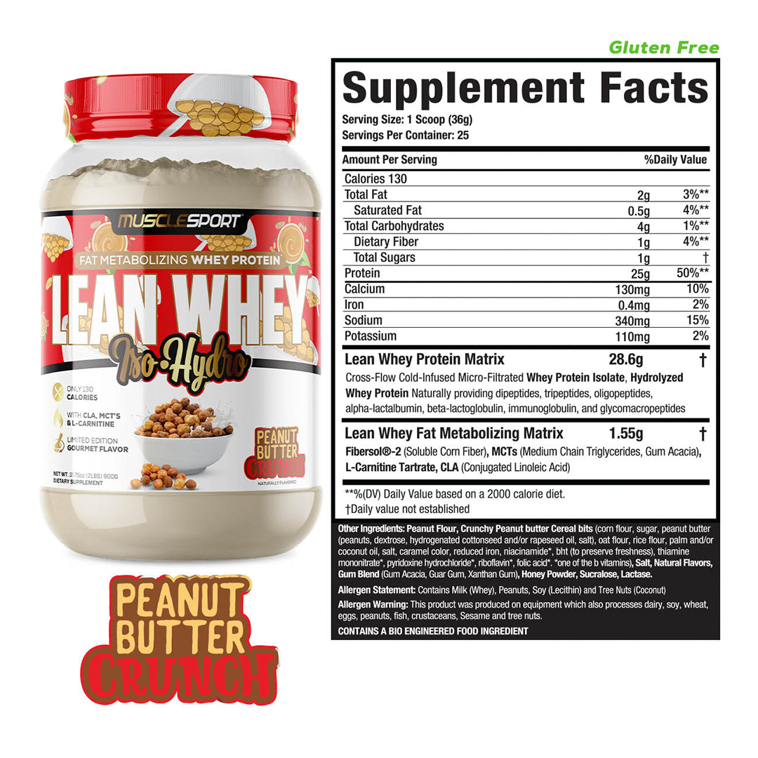 MuscleSport Lean Whey Iso Hydro