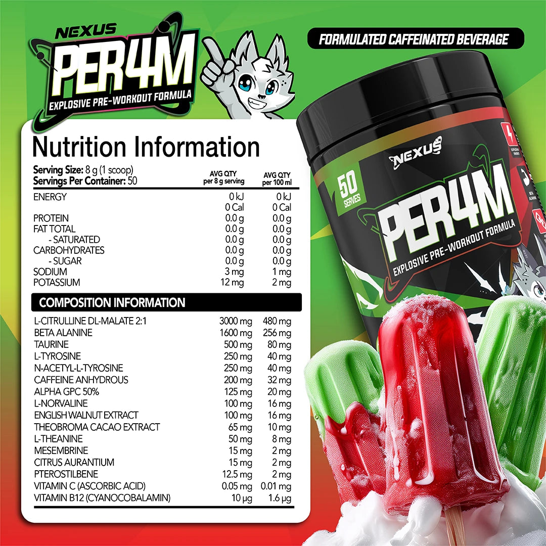 Nexus PER4M Pre-Workout