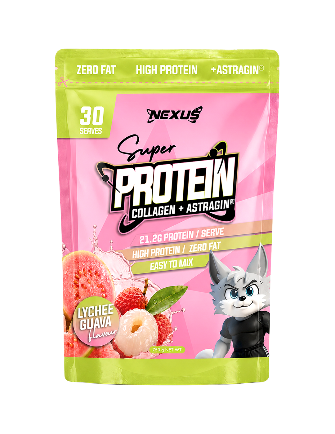 Nexus Super Protein Water Lychee Guava – Nexus Sports Nutrition | ASN