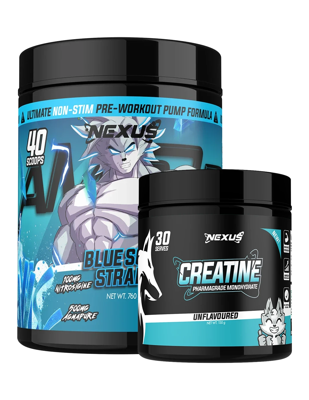 Nexus AMP3D 2.0 Non-Stim Pre-Workout + Free Creatine