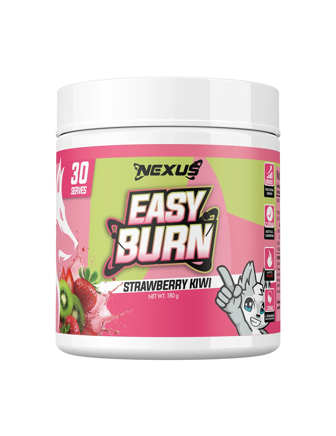 Nexus Easy Burn 30 Servings Strawberry Kiwi | ASN