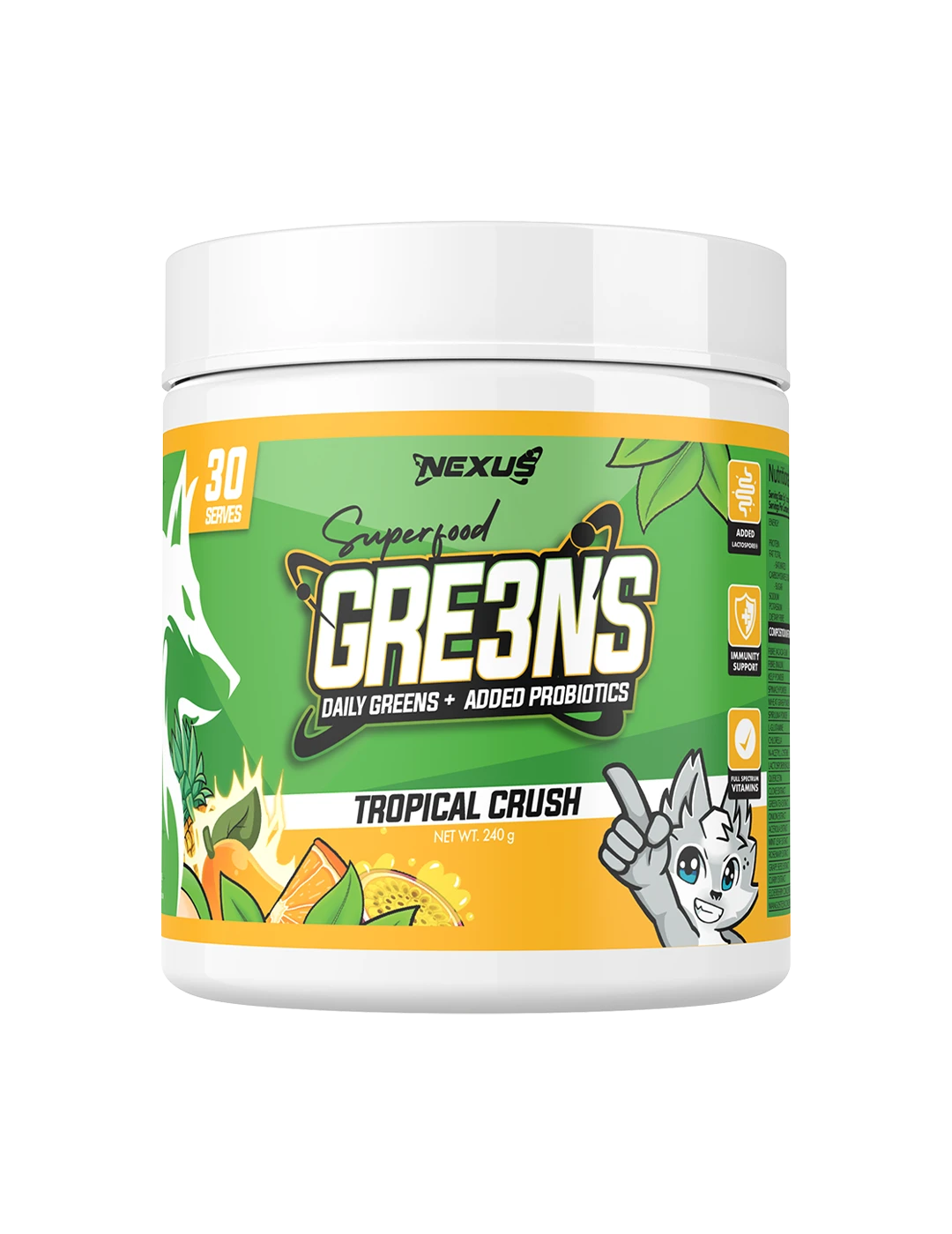 Nexus GRE3NS Daily Greens + Probiotics