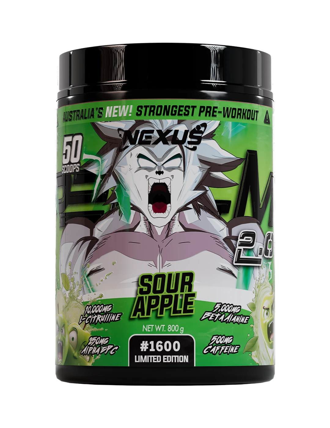 Nexus Per4m 2.0 50 Serve Sour Apple | ASN