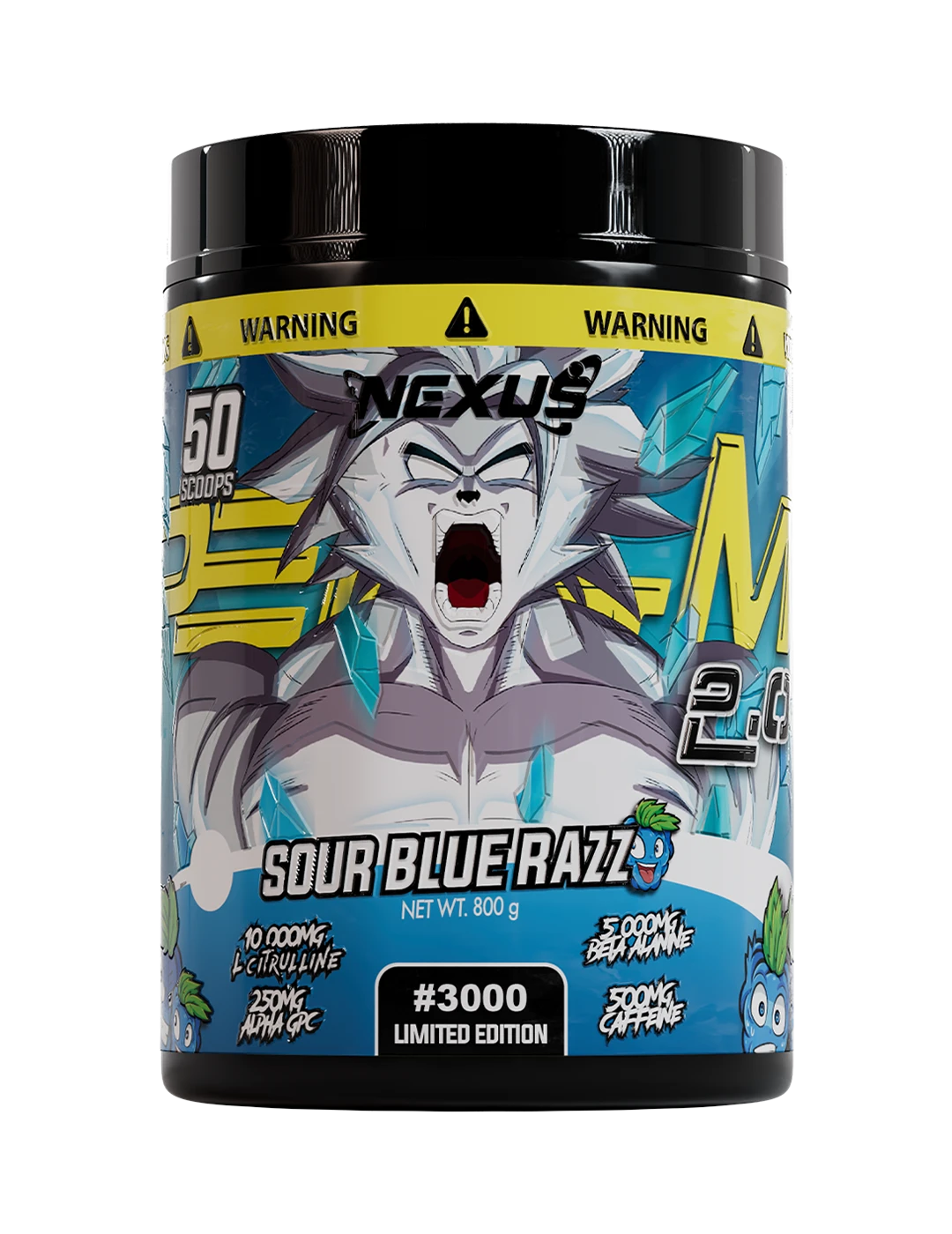 Nexus Per4m 2.0 50 Serve Sour Blue Razz | ASN
