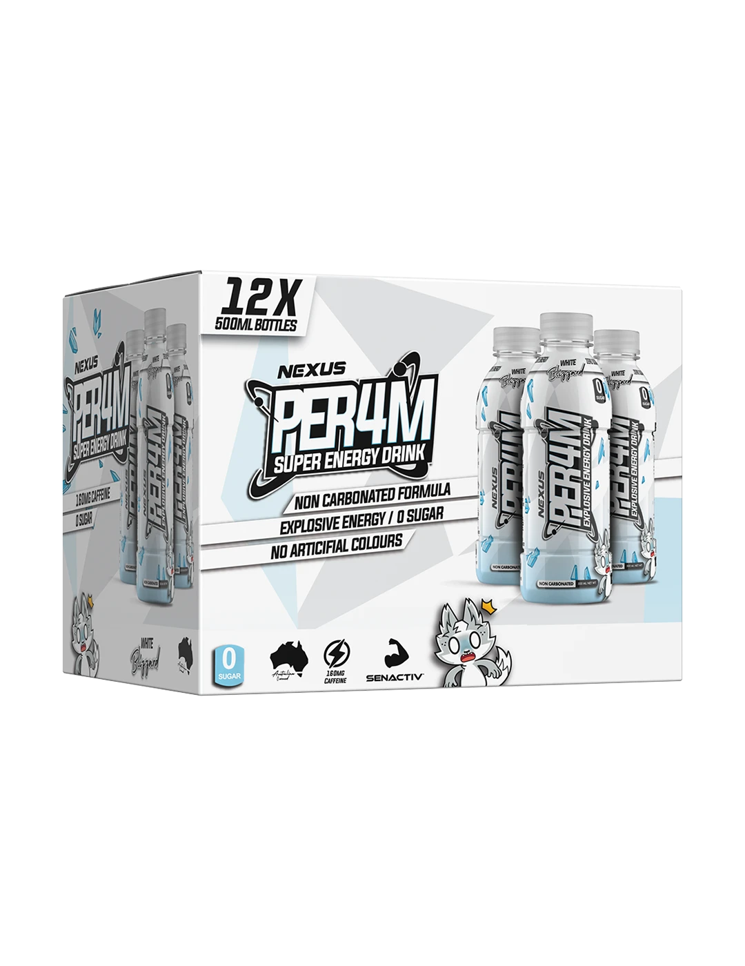 Nexus Per4m RTD 12 Pack White Blizard | ASN