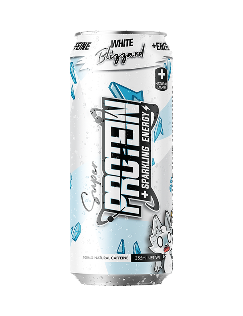 Nexus Super Protein Sparkling Energy 355m L White Blizzard | ASN