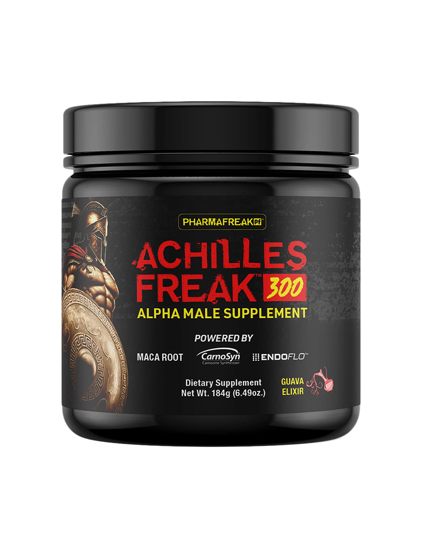 Pharmafreak Achilles Freak 300 Test Boosting Pre-Workout + Free Ripped Freak (10 Serves)