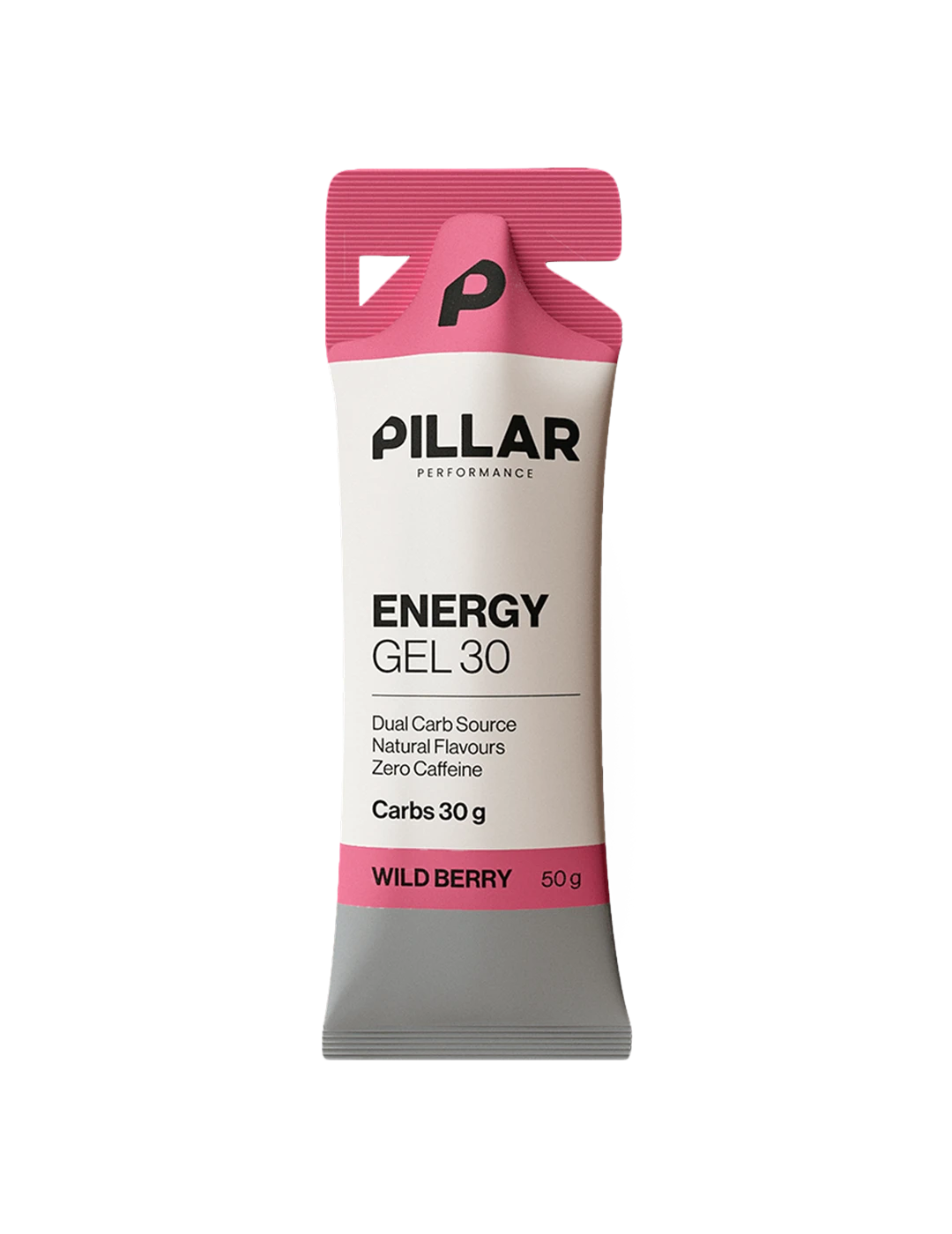 Pillar Performance Energy Gel 30 Wild Berry 50g Front – Pillar Performance | ASN