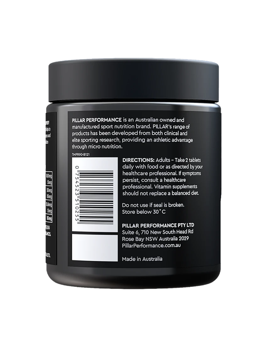 Pillar Performance Triple Magnesium Tablets + Free Vitamin D3