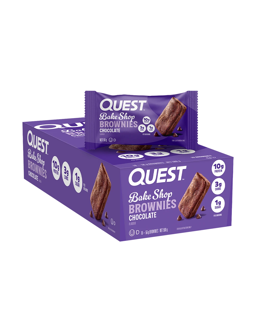 Quest Nutrition Bake Shop Chocolate Brownies