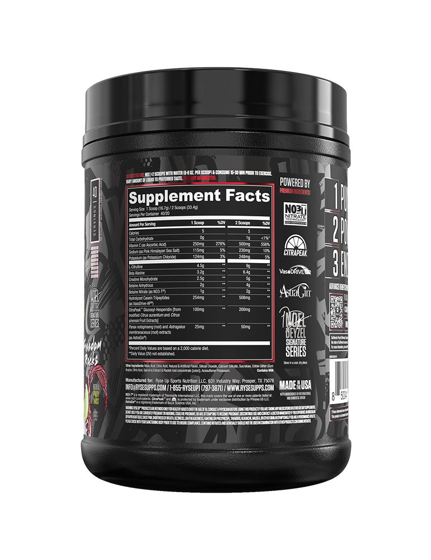 RYSE Pump Daddy V2 Non-Stim Pre-Workout
