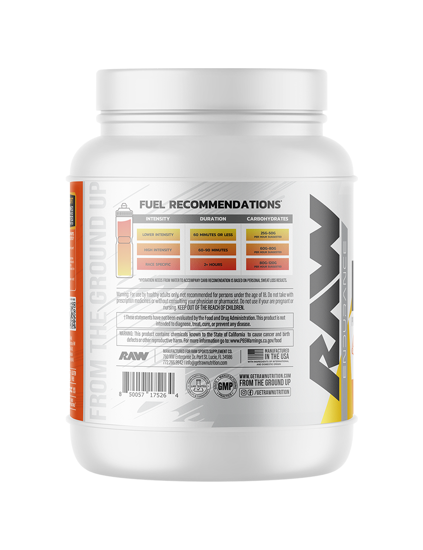 Raw Fuel 60 Serve Orange Left Side | ASN