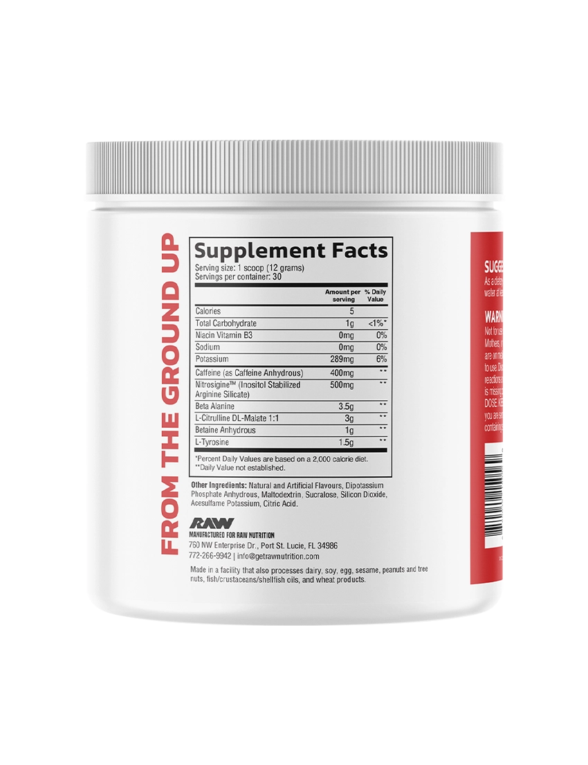 Raw Nutrition Pre Extreme