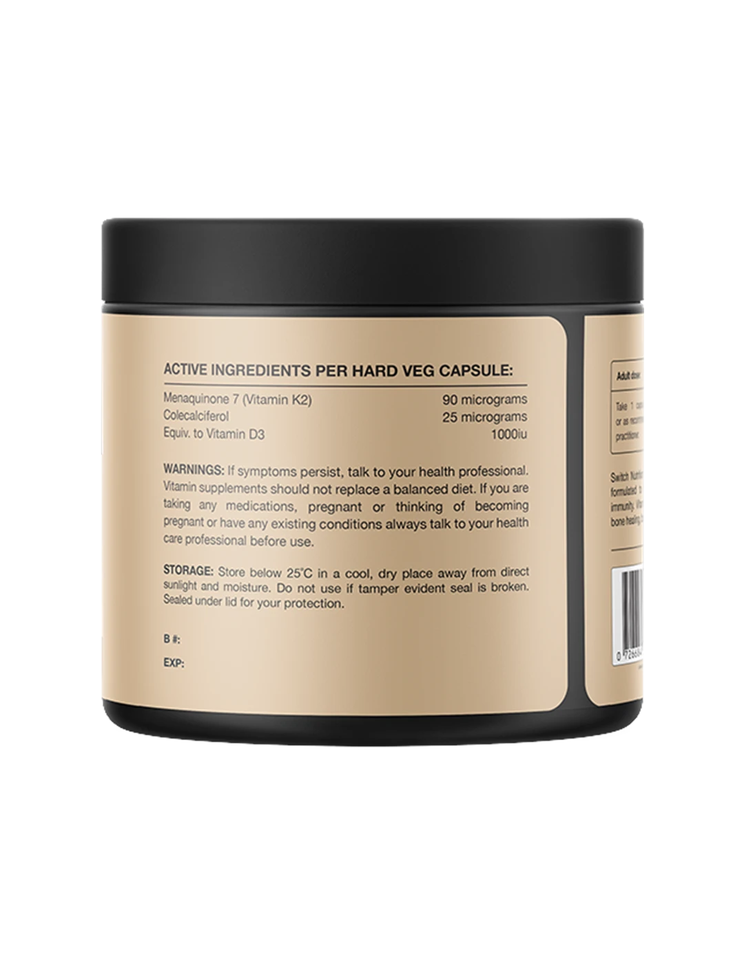 Switch Nutrition Vitamin D3 + K2