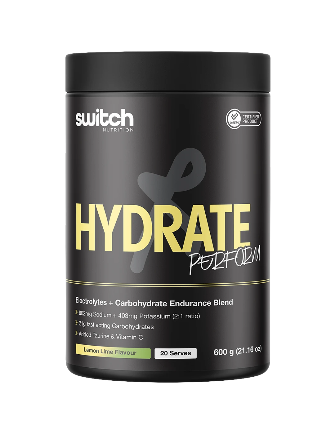 Switch Nutrition Hydrate Perform Electrolytes + Carbohydrate Blend