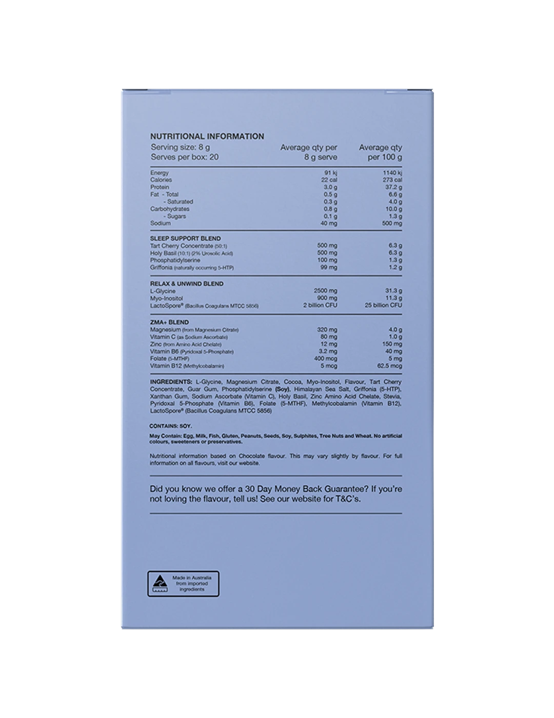 Switch Nutrition Sleep