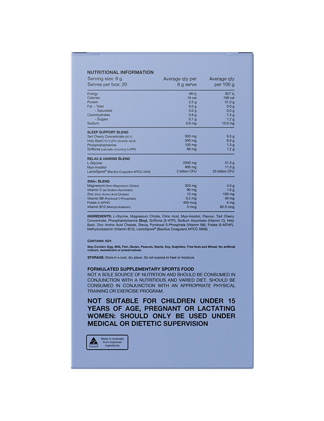 Switch Nutrition Sleep