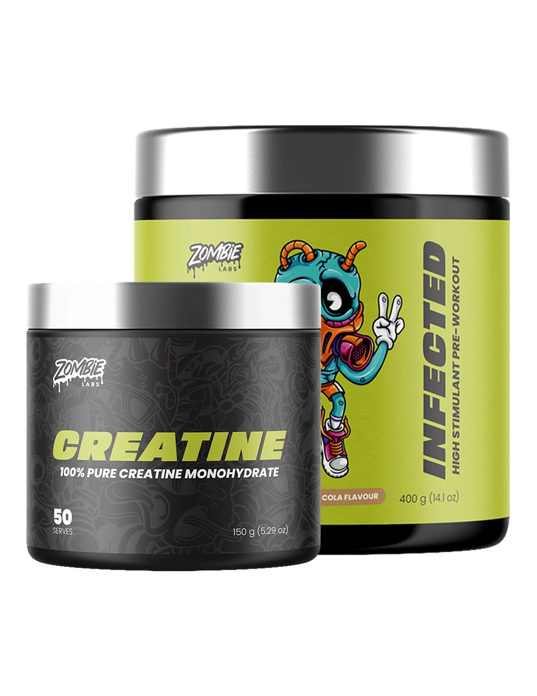 Zombie Labs INFECTED High Stimulant Pre-Workout + Free Creatine
