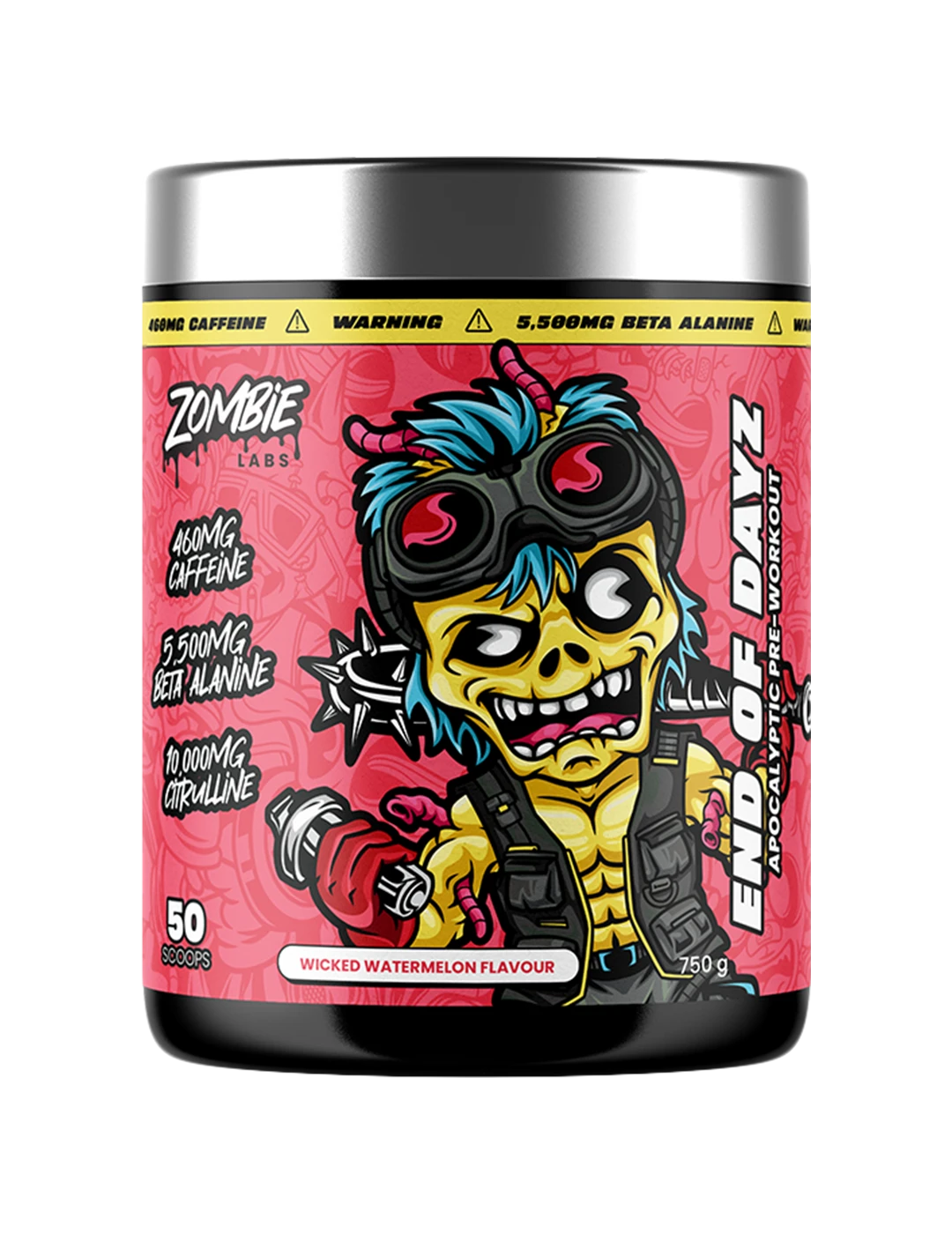 Zombie Labs END OF DAYZ Apocalyptic Pre-Workout + Free Creatine Wicked Watermelon – Zombie Labs | ASN