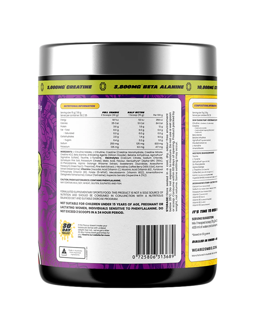 Zombie Labs KING OF PUMPZ Non-Stim Pre-Workout – Zombie Labs | ASN