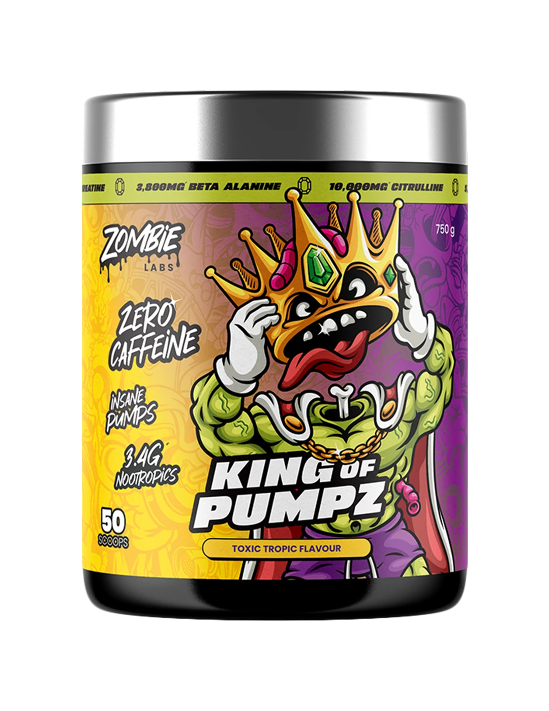 Zombie Labs KING OF PUMPZ Non-Stim Pre-Workout Toxic Tropic – Zombie Labs | ASN