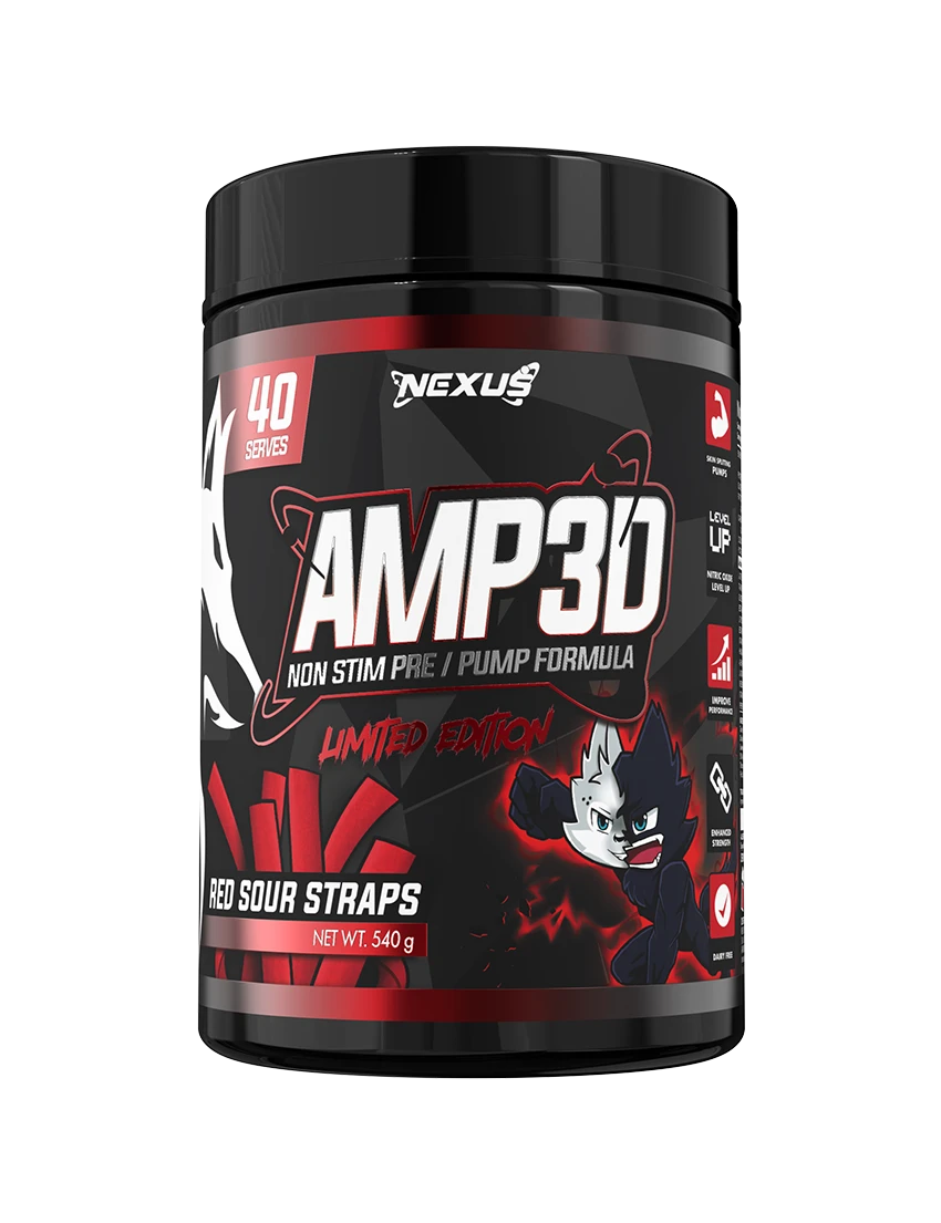 Nexus AMP3 D Red Sour Straps | ASN