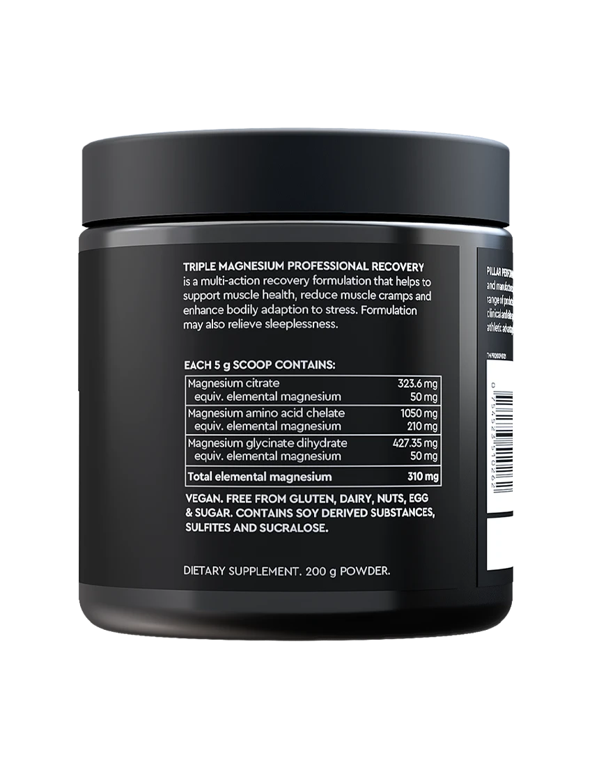 Pillar Performance Triple Magnesium Powder + Free Vitamin D3