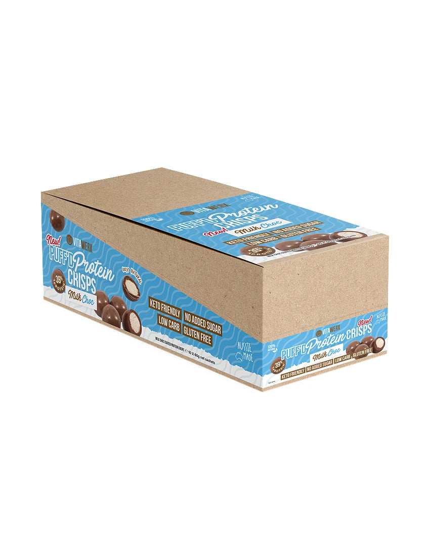 Vitawerx Puff’d Protein Crisps Milk Chocolate
