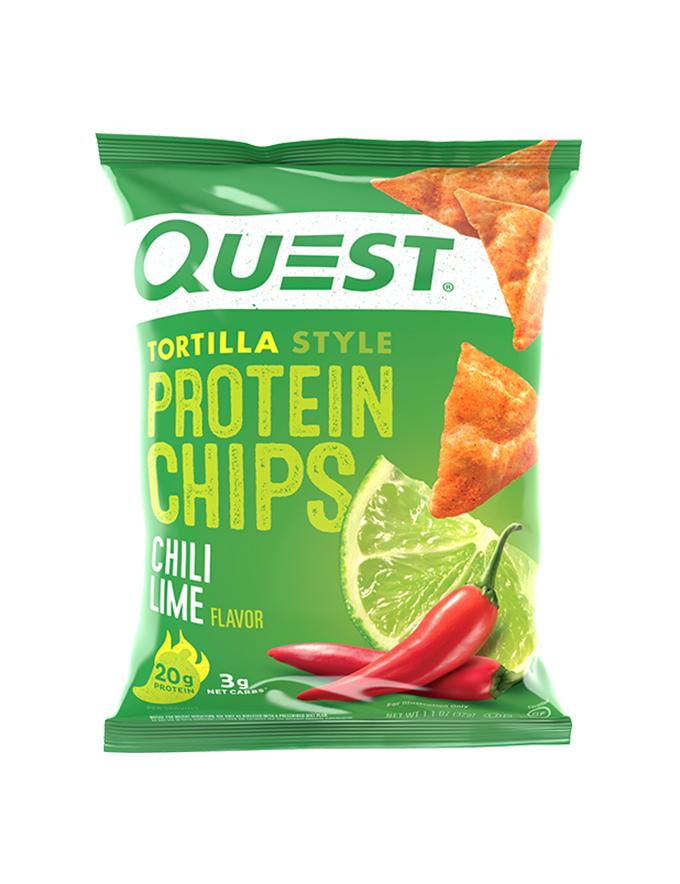 Quest Nutrition Tortilla Protein Chips - Chilli Lime | ASN Online