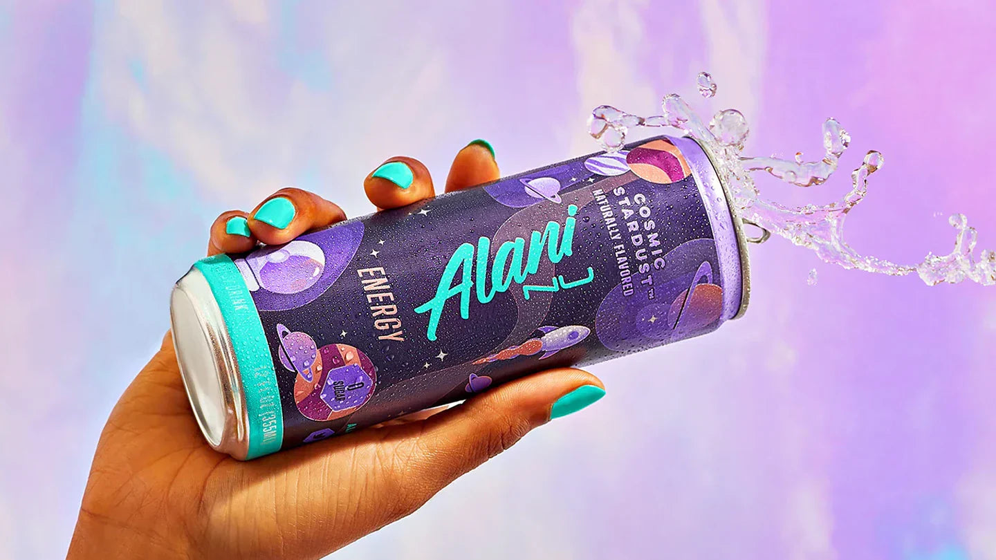 Alani Nu Energy Drink - Cosmic Stardust: Open Can