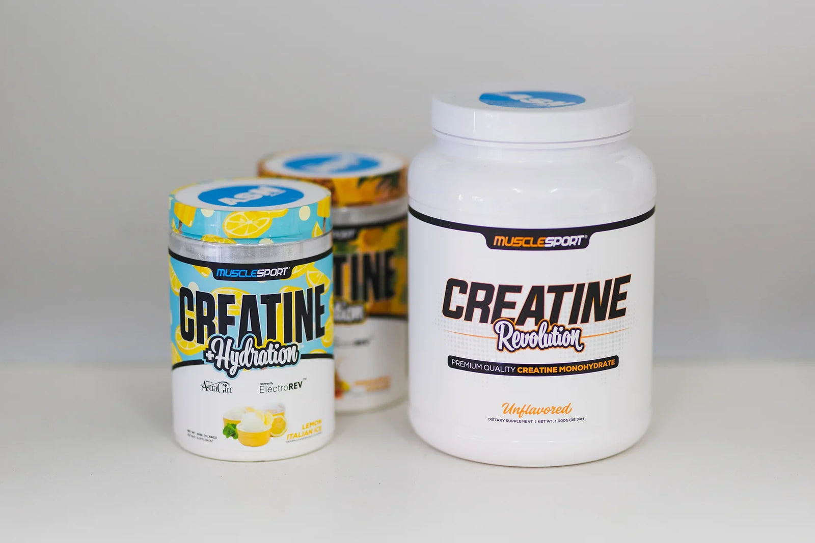 Musclesport Creatine Monohydrate and Creatine + Hydration