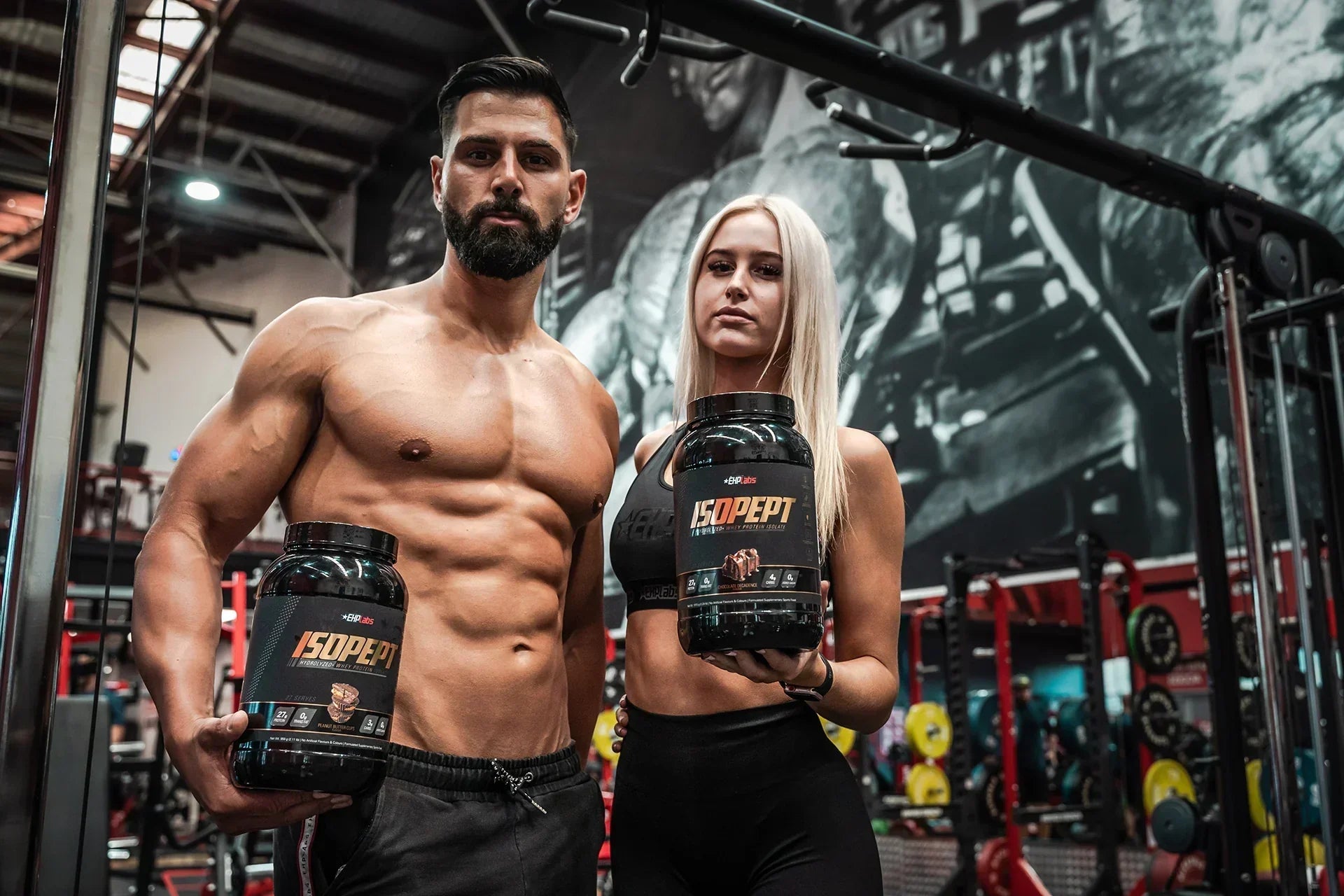 EHP Labs Athlete Gym Photo: Isopept Whey Isolate